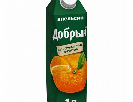 Сок Добрый Апельсиновый, 1 л	